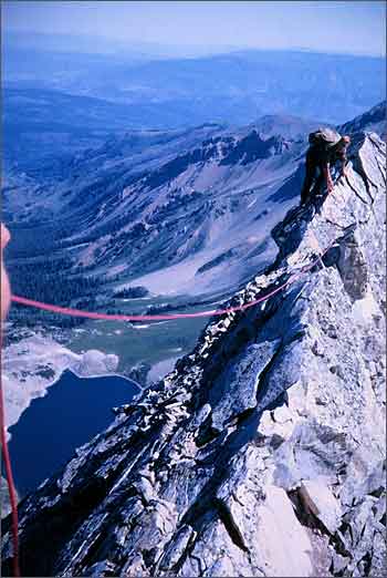 Capitol Peak viewed across the Northeast Knife-edge